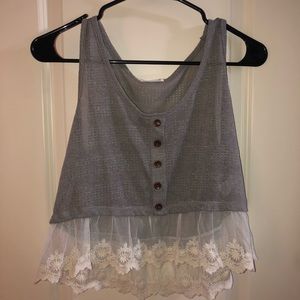 Crop top tank top